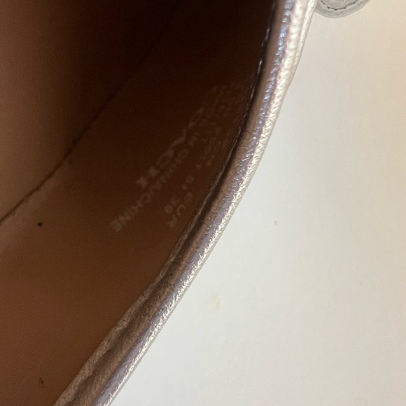 EUC Coach Metallic Silver Benni Ballet Flat, size 8.5B - Picture 5 of 9